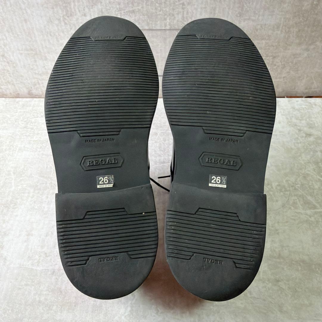 REGAL リーガル プレーントゥ ビジネスシューズ 黒 JU13 26.5㎝