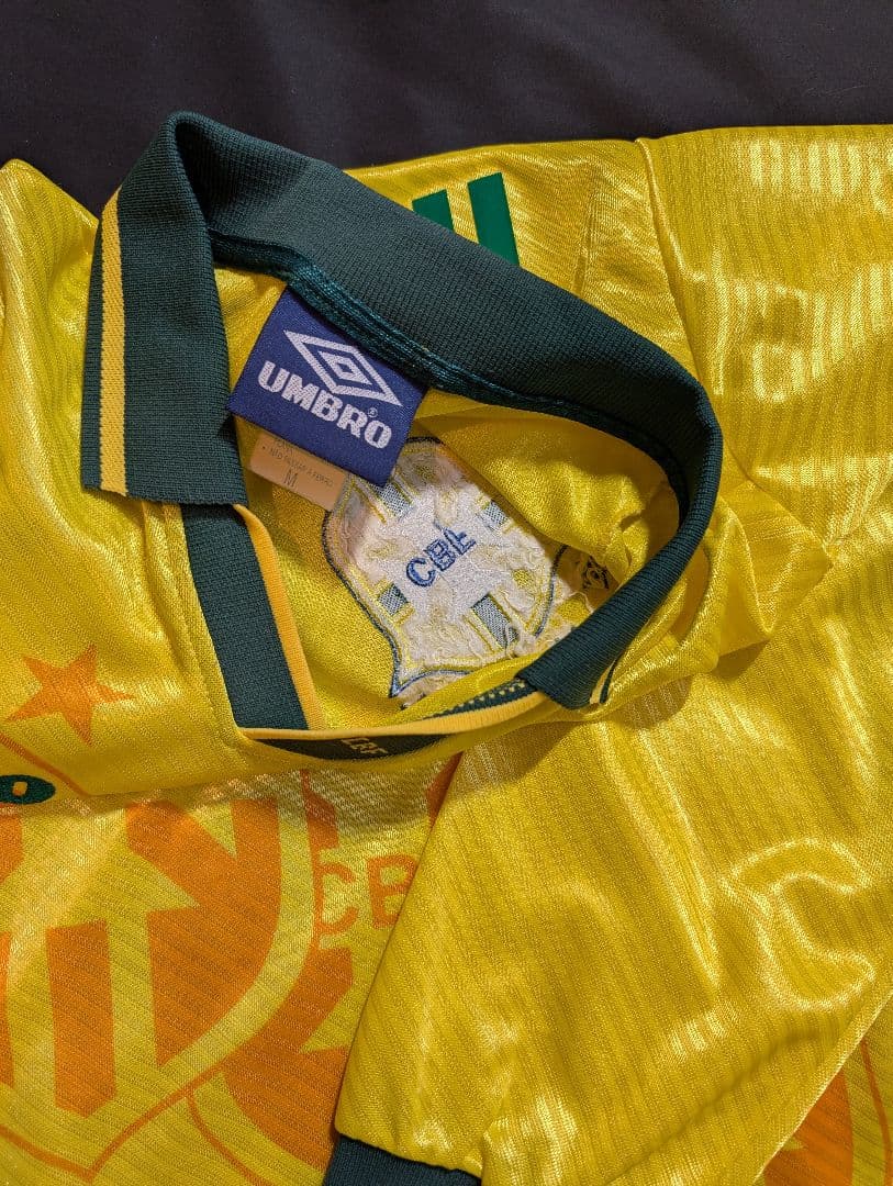 【希少長袖！】ロナウド/ブラジル代表/96年アトランタ五輪/ホームモデル