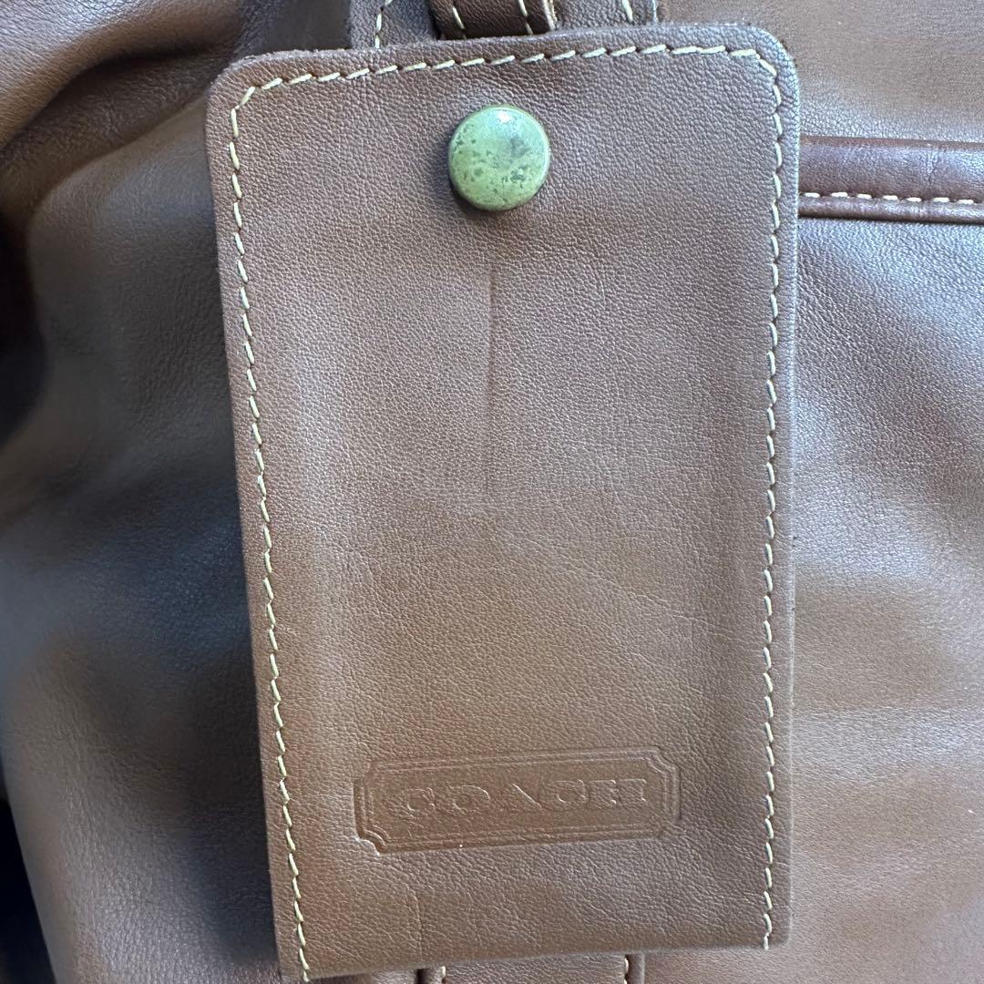 オールドコーチ COACH レザー ボストンバッグ 2way ブラウン