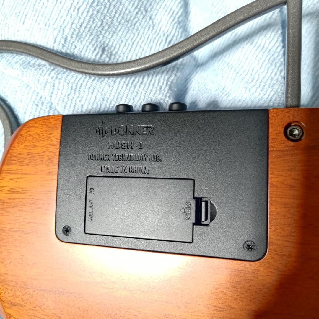 Donner HUSH-I サイレントギター ヘッドレス弦高調整済み 新品弦