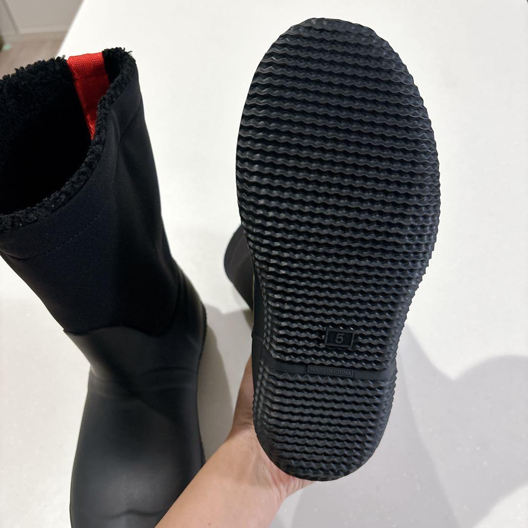 HUNTER ハンターシェルパ ブーツ 長靴　完全防水　黒　UK5 24