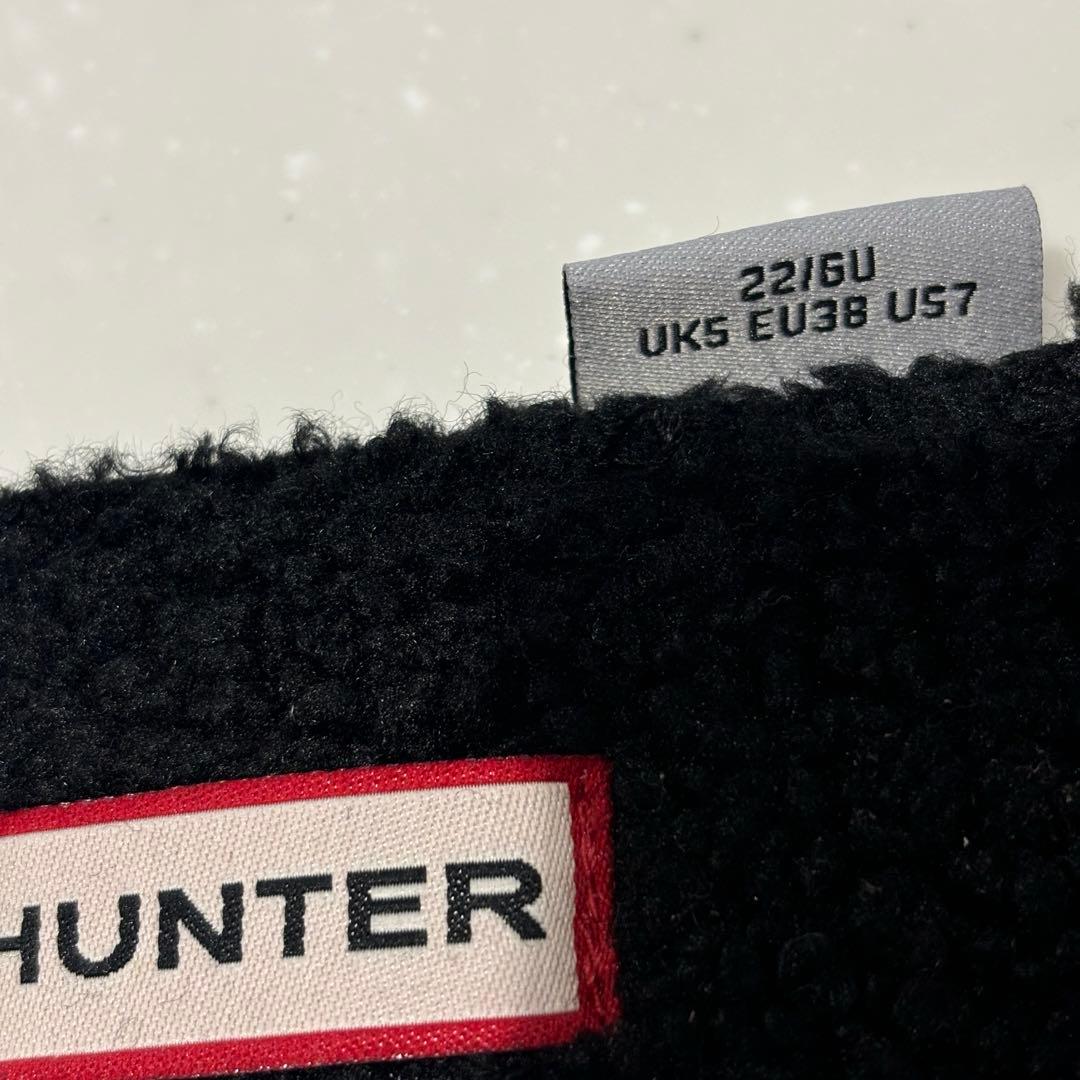 HUNTER ハンターシェルパ ブーツ 長靴　完全防水　黒　UK5 24