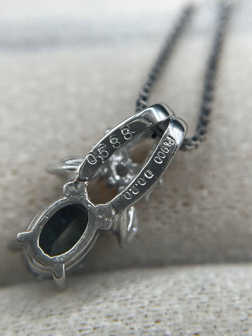 専用JA134★高級 大粒アレキサンドライト0.588ct D pt ヘッドソ付