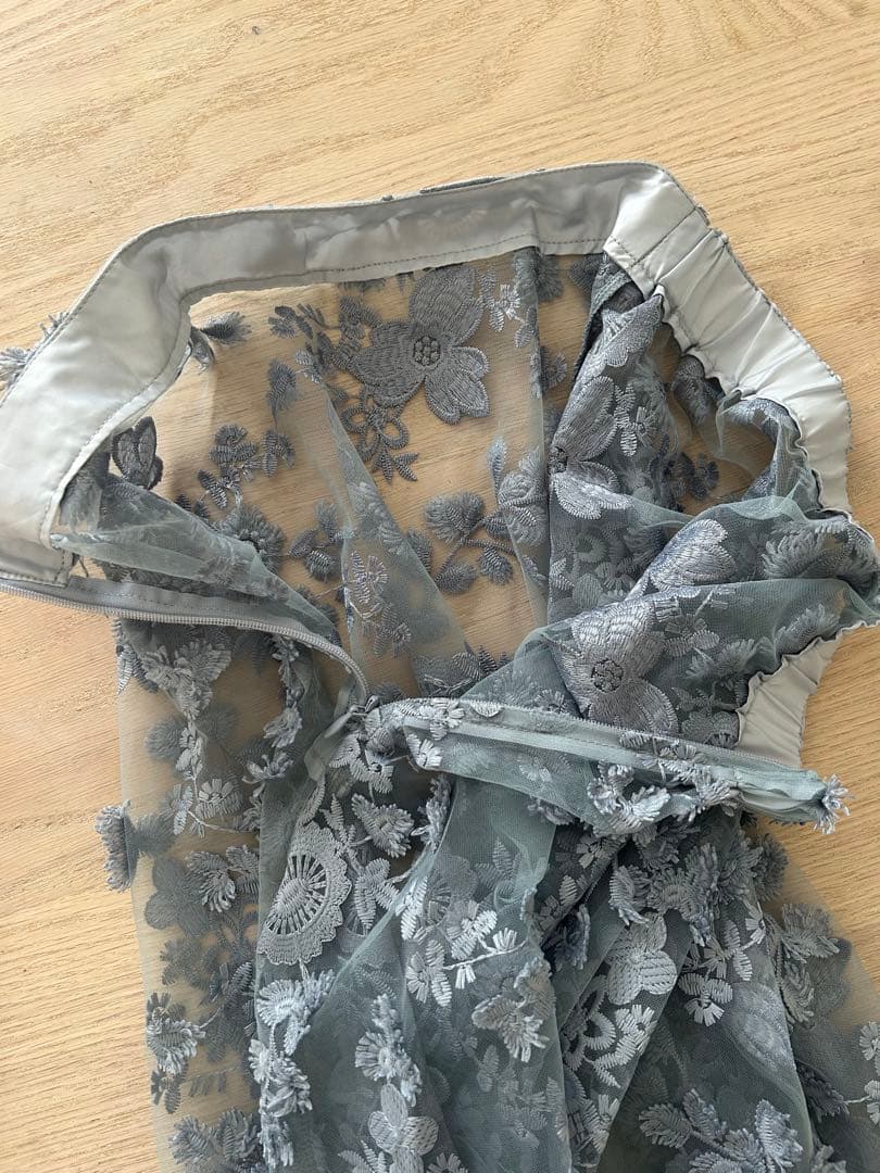 ワンピース LACE LAYERED SHIRT DRESS ameri vintage