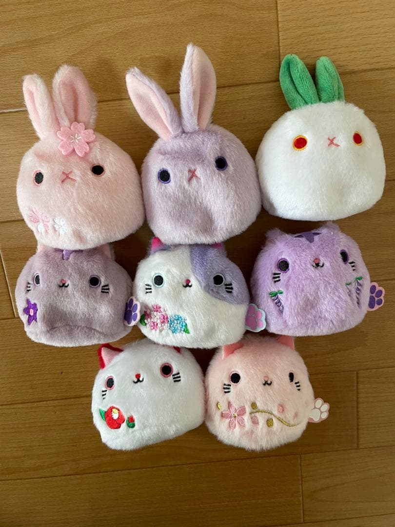 ねこだんご　うさだんご　8点セット　バラ売り不可　美品