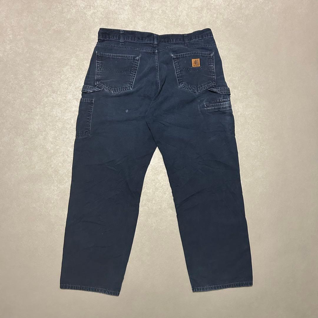Carhartt 00s メキシコ製ダックペインターパンツフェードボロ38×32