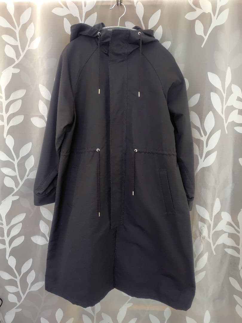 未使用品★ジャーナルスタンダード★グログランフードコート★黒★S