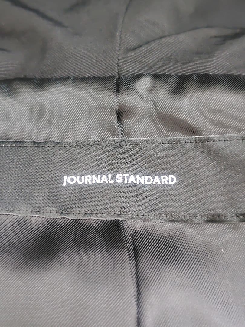 未使用品★ジャーナルスタンダード★グログランフードコート★黒★S