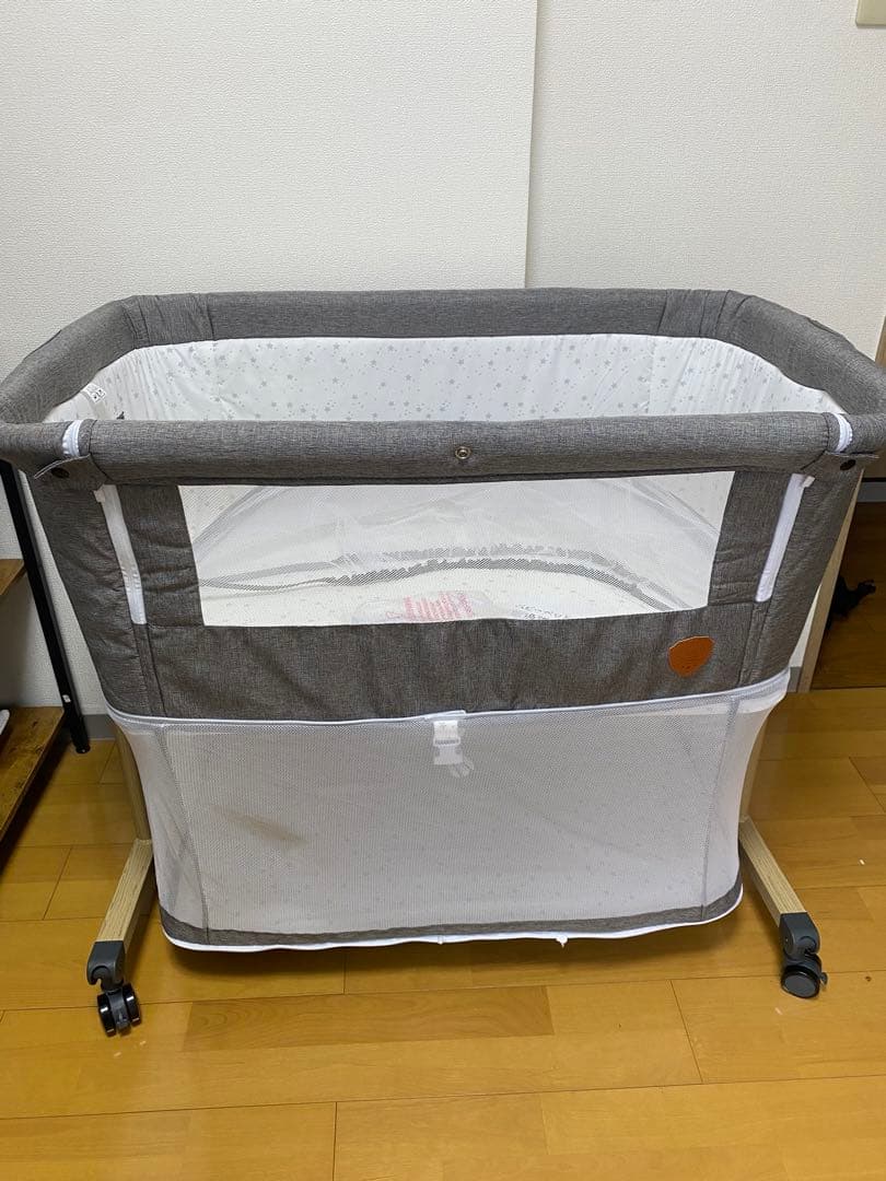 【puuuuqabc】ベビーベッド　プレイヤード　AORTD HZDMJ