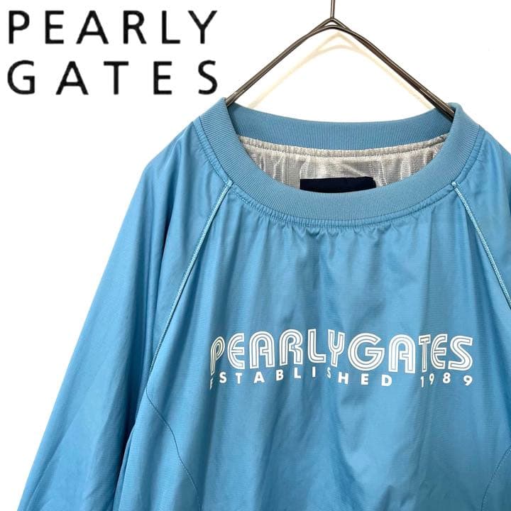 PEARLY GATES パーリーゲイツ　スニード　ナイロン　水色　ゴルフ　L
