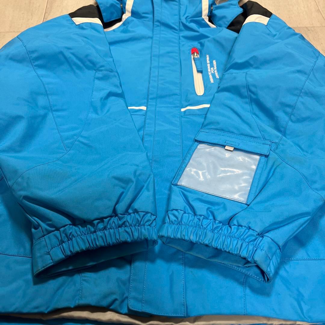 デサント スキーウェア 160 150 ボード 男の子ウエア 上下セット 青