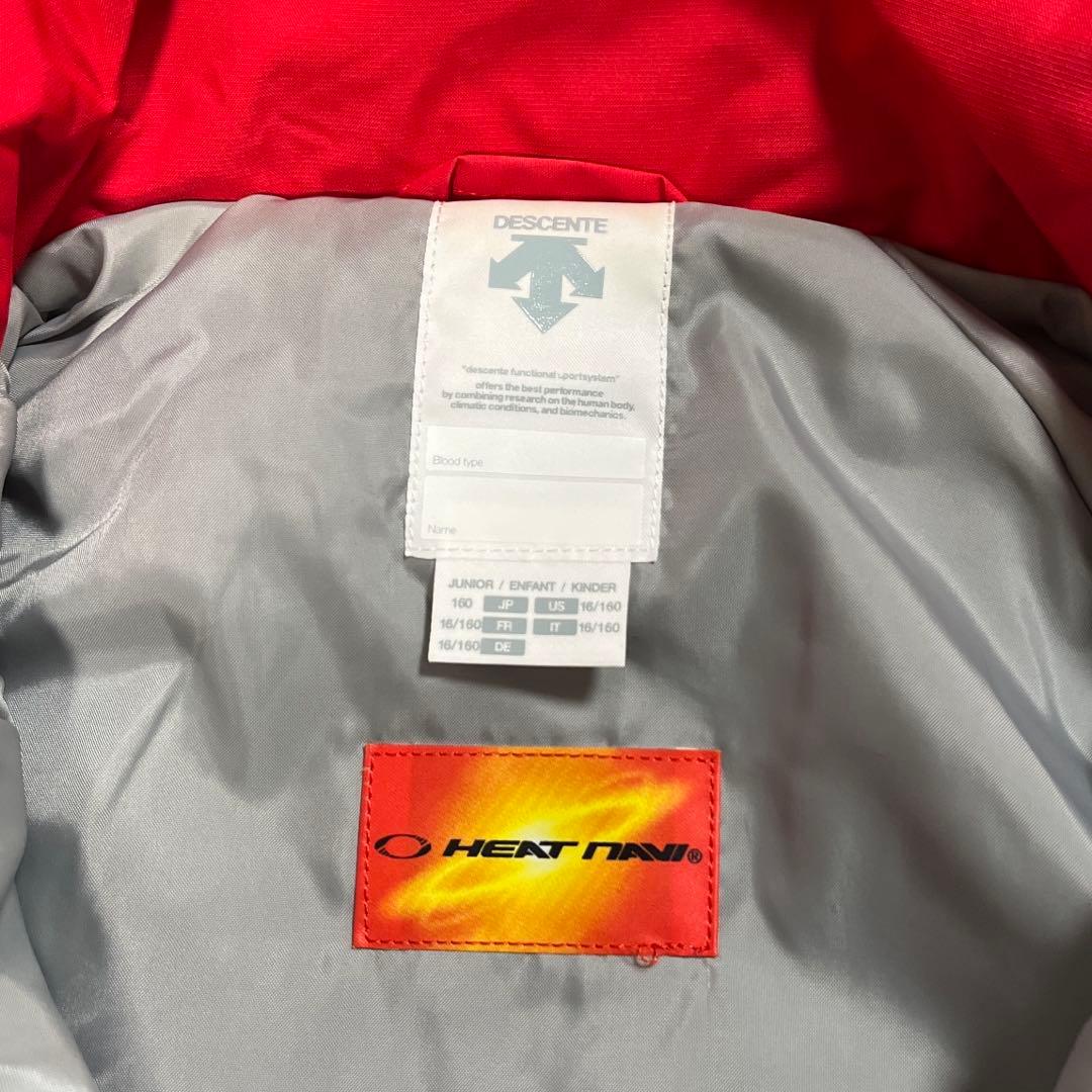 デサント スキーウェア 160 150 ボード 男の子ウエア 上下セット 青