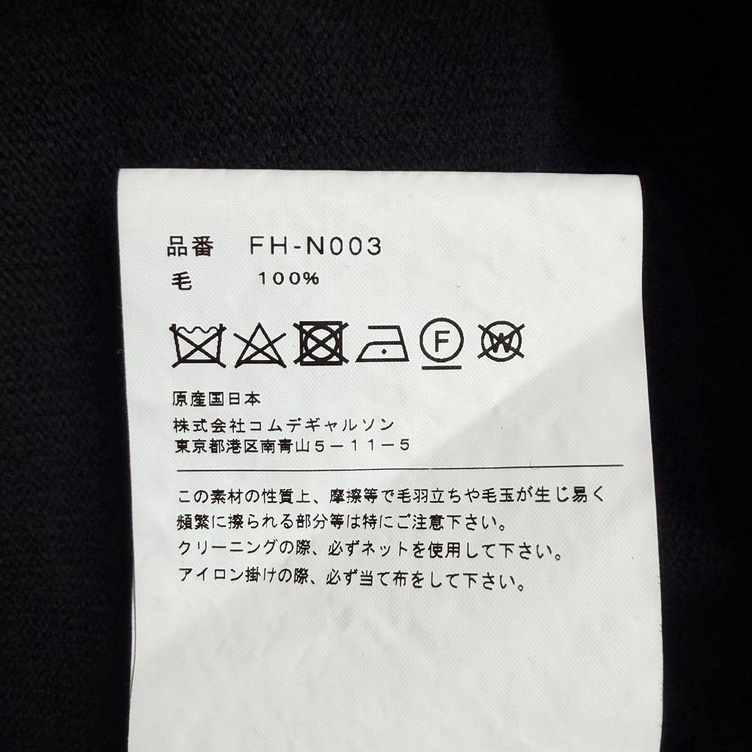 《美品》 21aw コムデギャルソン シャツ ニット クルーネック ブラック M