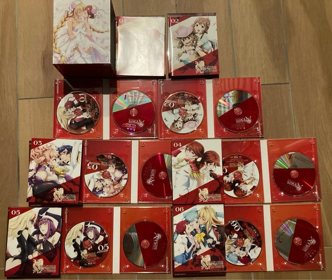 ヴァルキリードライブマーメイド　全6巻収容BOX付　ブルーレイセット