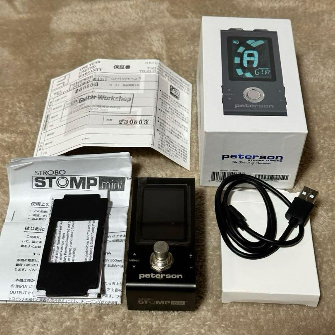 ギター Peterson STROBO STOMP mini