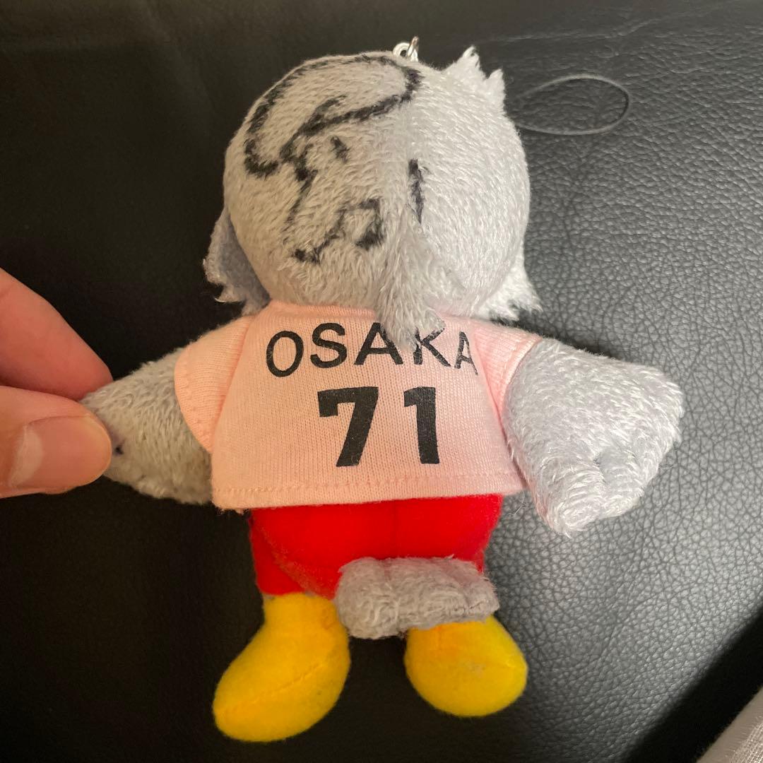 サントリーサンバーズ大阪 #21 高橋塁選手 サイン入り クロッキーくん