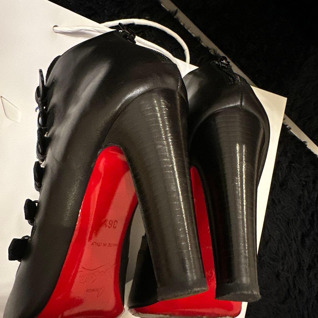 Christian Louboutin ショートブーツ ルブタン 36ハーフ