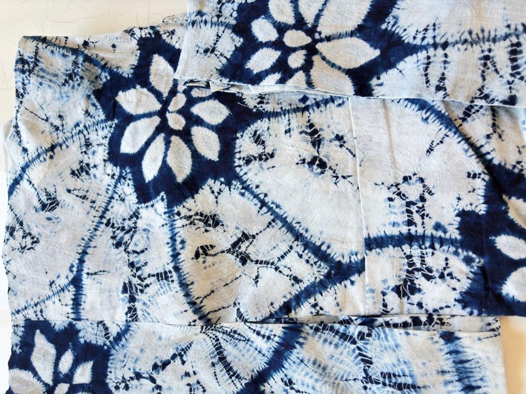 未使用　有松絞り 浴衣