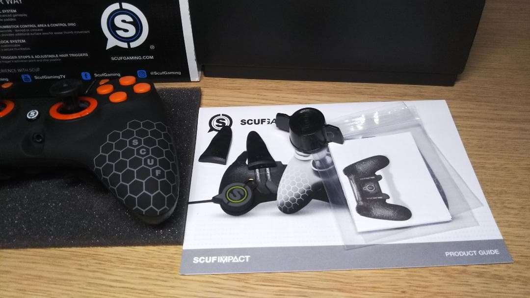 新品同様 SCUF IMPACT スカフ インパクト ハニカム×オレンジ