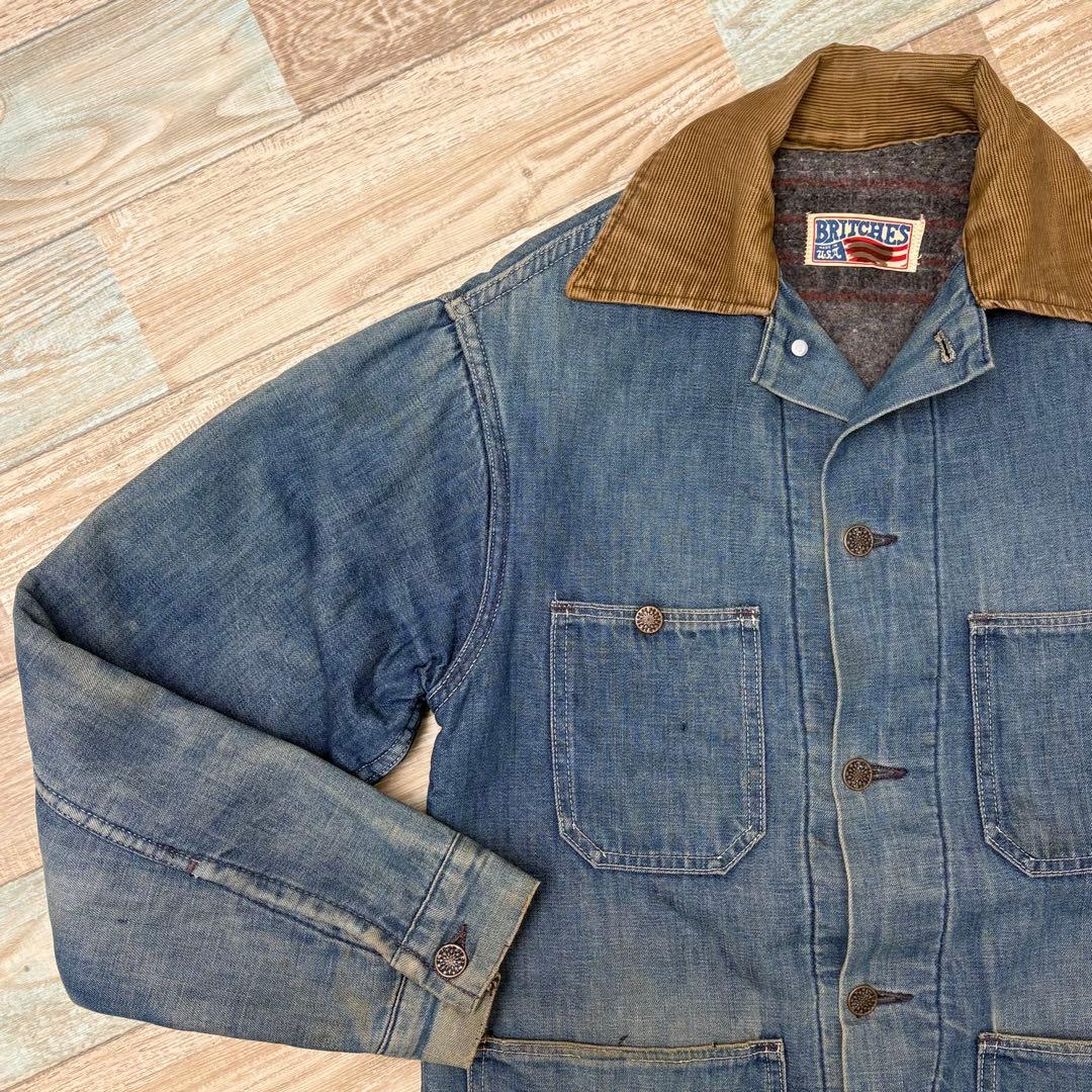 USA製 BRITCHES カバーオール ブランケット S相当 雰囲気◎
