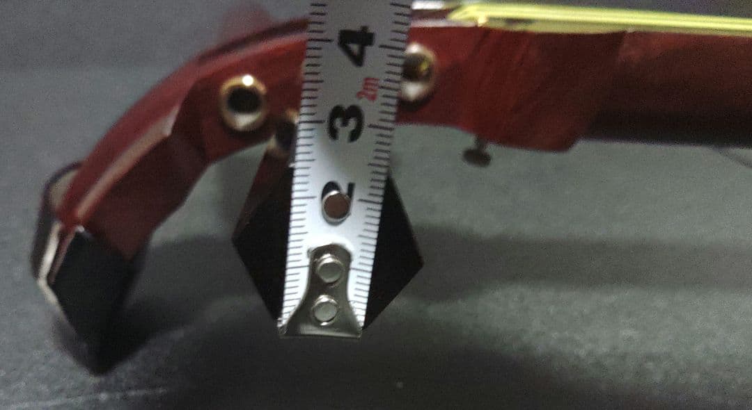 津軽三味線　太棹　東さわり　ハードケース　鍵付き【皮破れ】