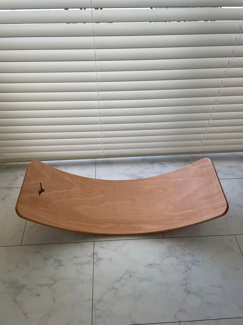 mizuno バランスボード　天然木　ストレッチ　トレーニング　体幹　ナチュラル