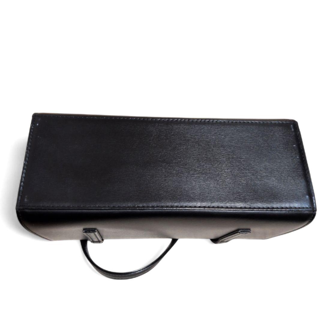 【美品】土屋鞄 レクタカリス レザー フォーマルバッグ 黒 ハンドバッグ