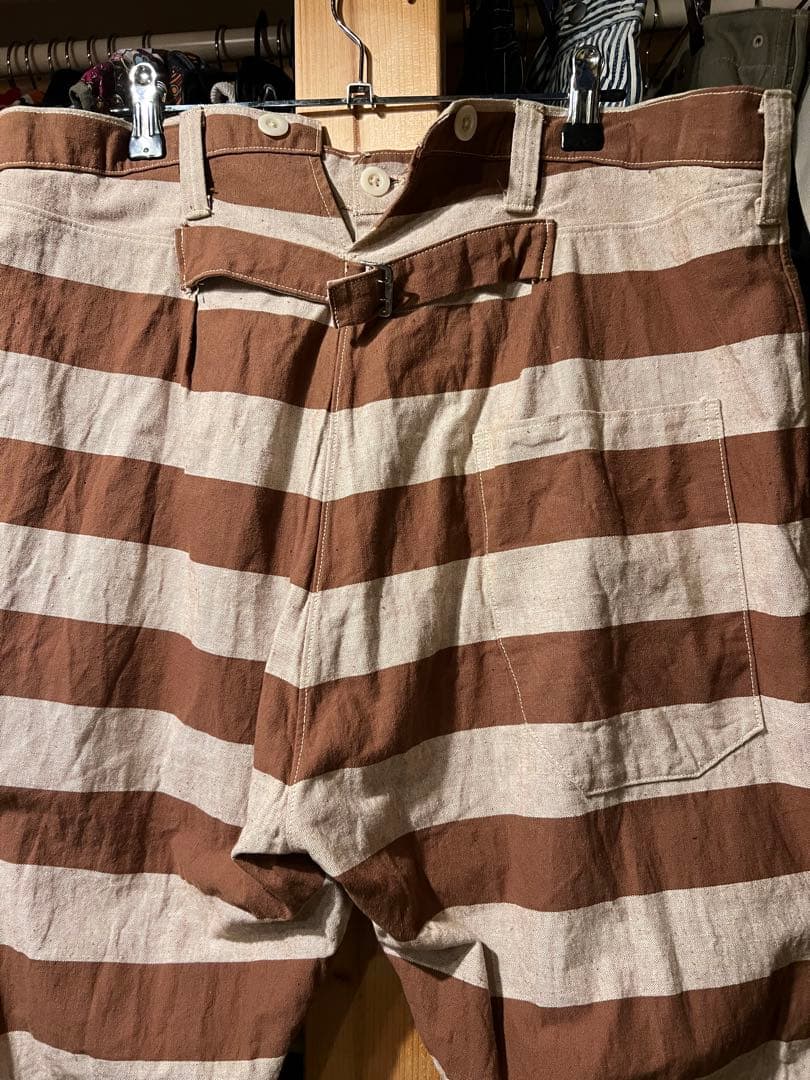 WAREHOUSE ウエアハウス ブラウンプリズナーパンツ　38インチ