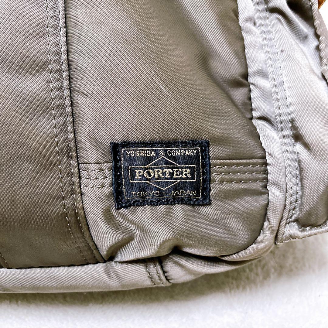 希少　PORTER　タンカー　ボストンバッグL　ダッフルバッグ　シルバーグレー