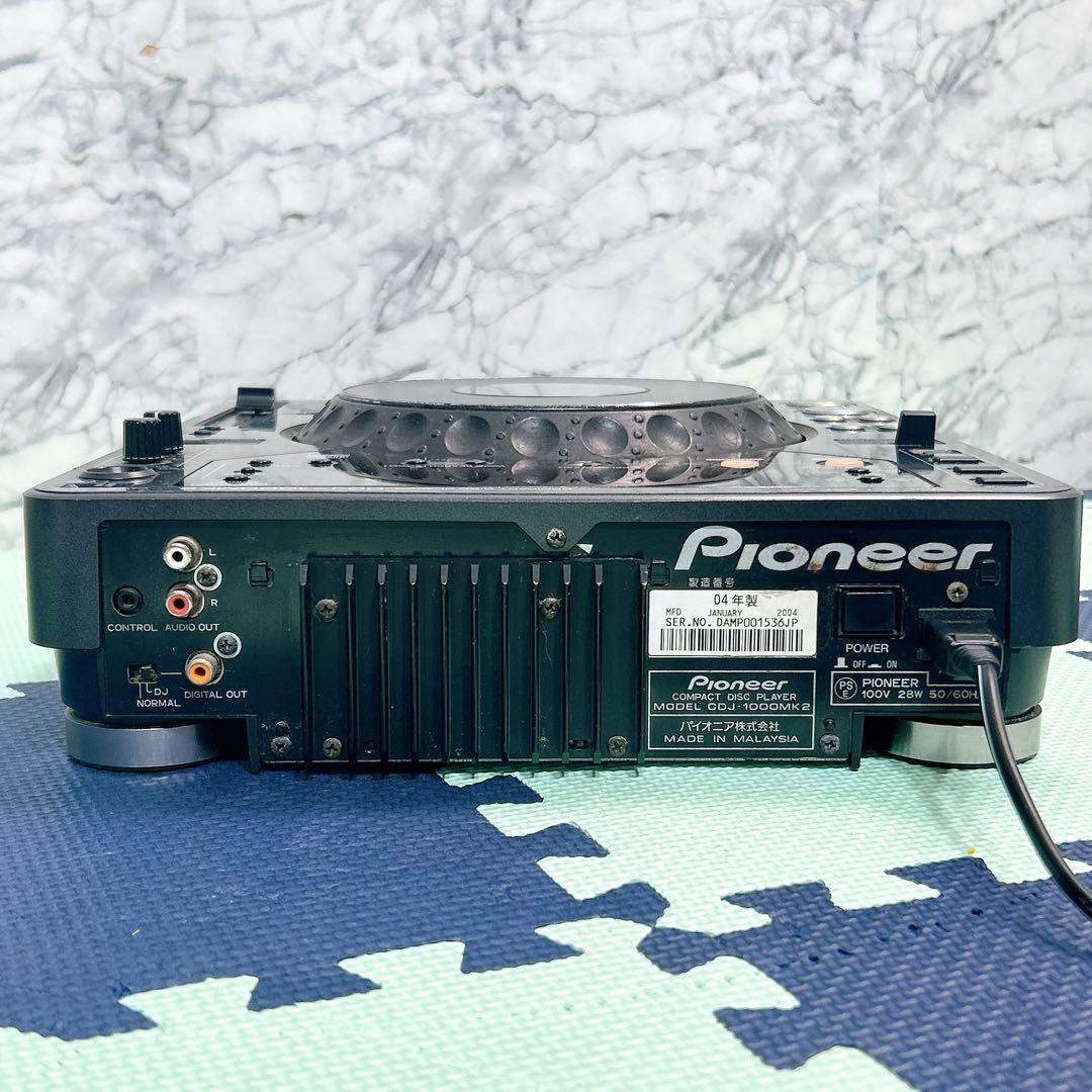 パイオニア プロフェッショナルCDプレーヤー ブラック CDJ-1000MK2