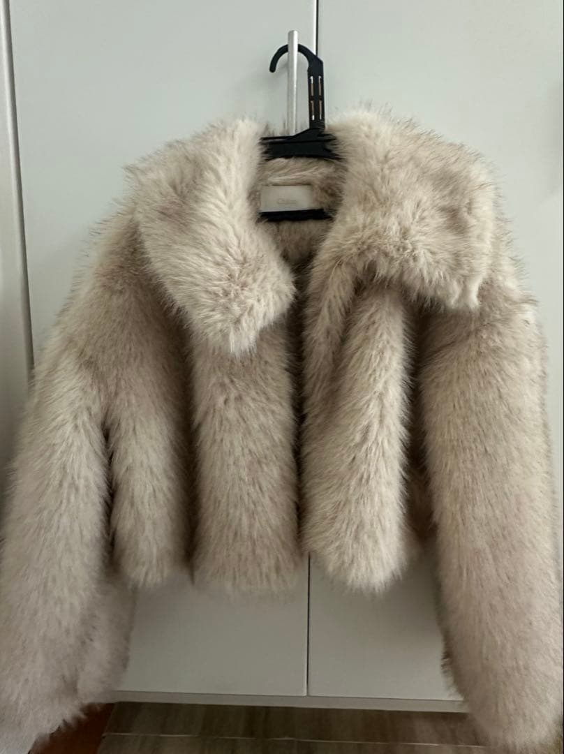 Chico ファーショートコート　フリーサイズ