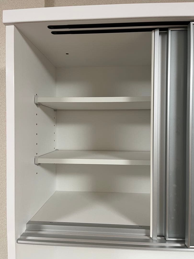 ニトリ キッチンボード ホワイト 幅90cm【たのめる便】