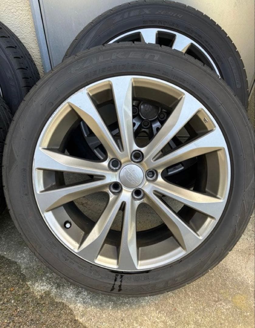 【送料込み】スバル　レガシィ　純正ホイール　タイヤセット　215/50R17