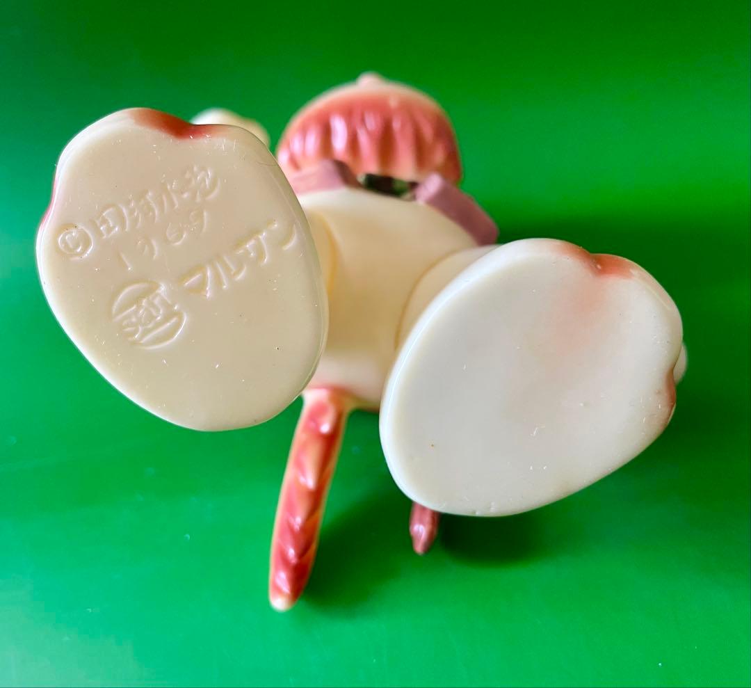 【珍品】当時物　マルザン　のらくろモール中隊長ソフビ　1969年　田川水泡