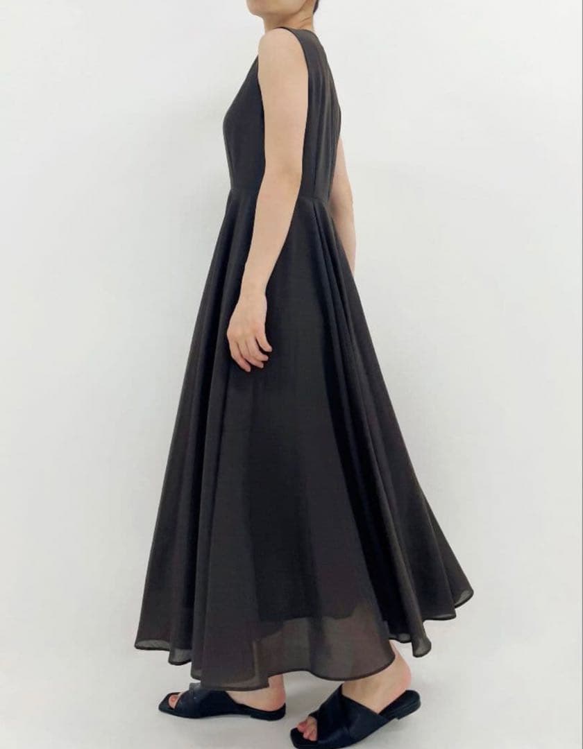 BLENHEIM ブレンヘイム ブラック ノースリーブ ロングワンピース