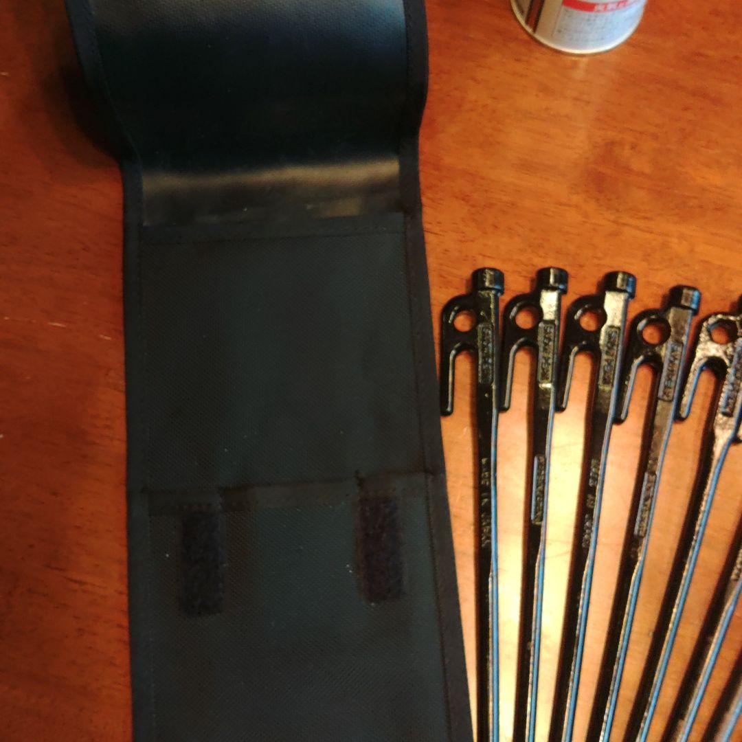 スノーピーク　ソリステ30×10本、ペグハンマー、ペグハンマーケースセット