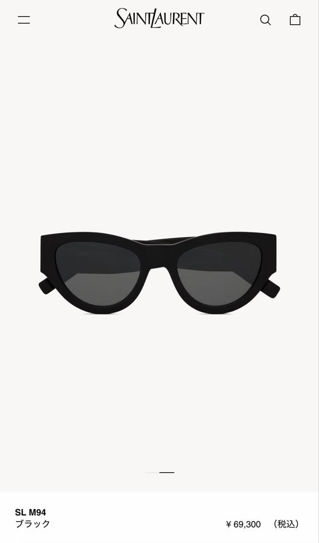 ロゼ着用　サンローラン　SL M94