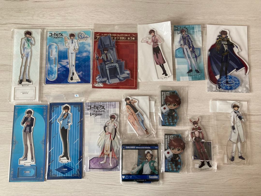 コードギアス スザク アクリルスタンド セット
