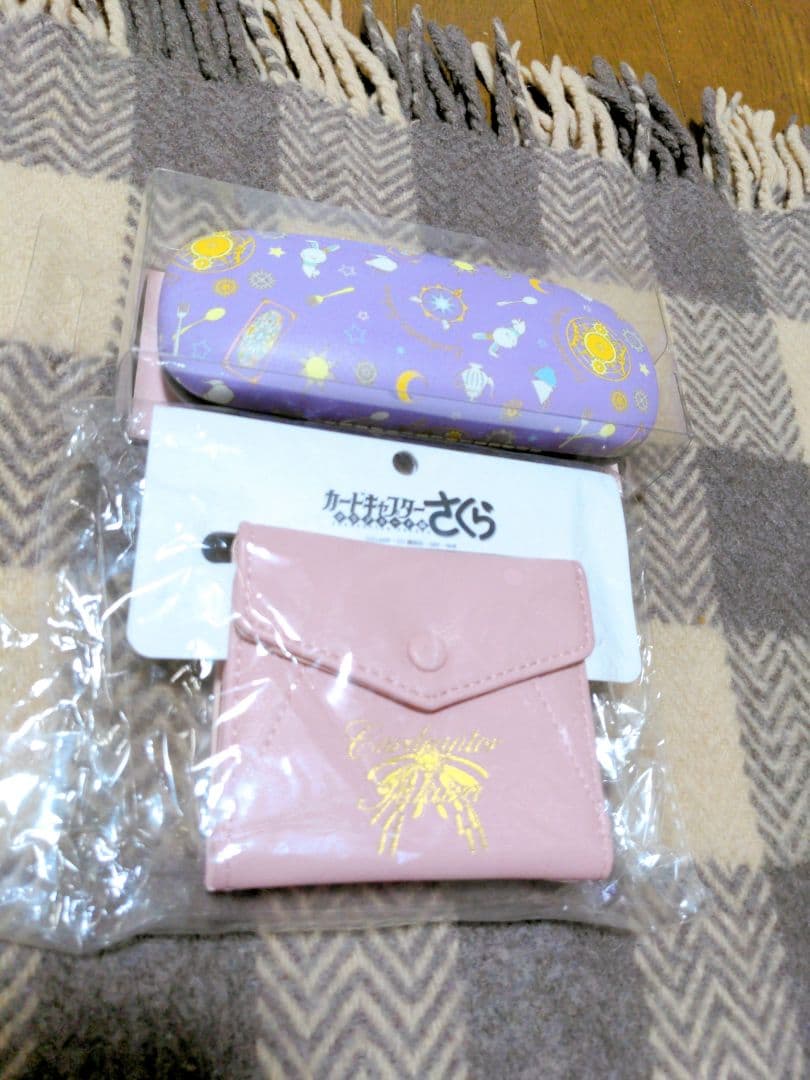 ♪新品未使用！カードキャプターさくら CCさくら メガネケース 財布 2点セット