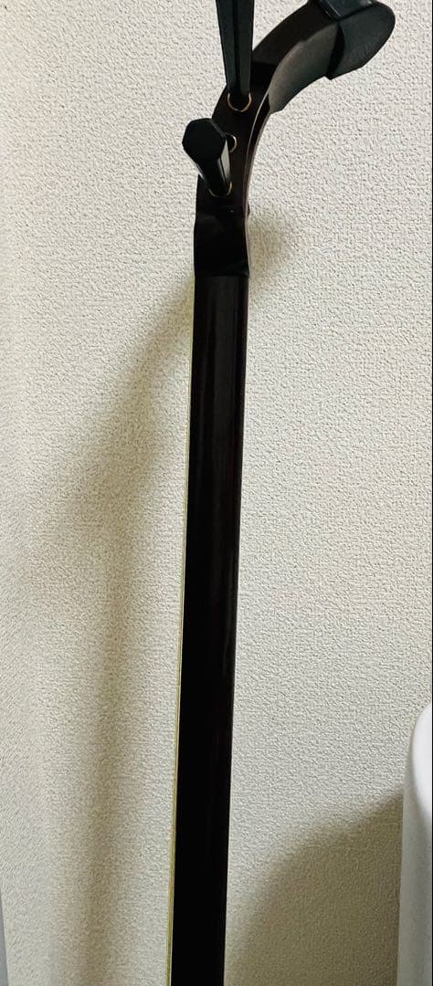 三味線本体 地歌　紫檀　ケース　スタンド付き