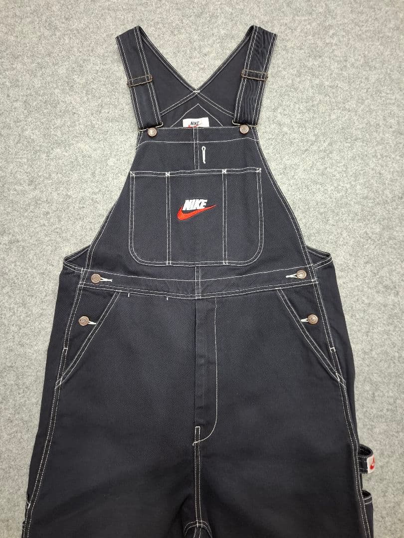 18AW Supreme NIKE Cotton Twill Overalls黒