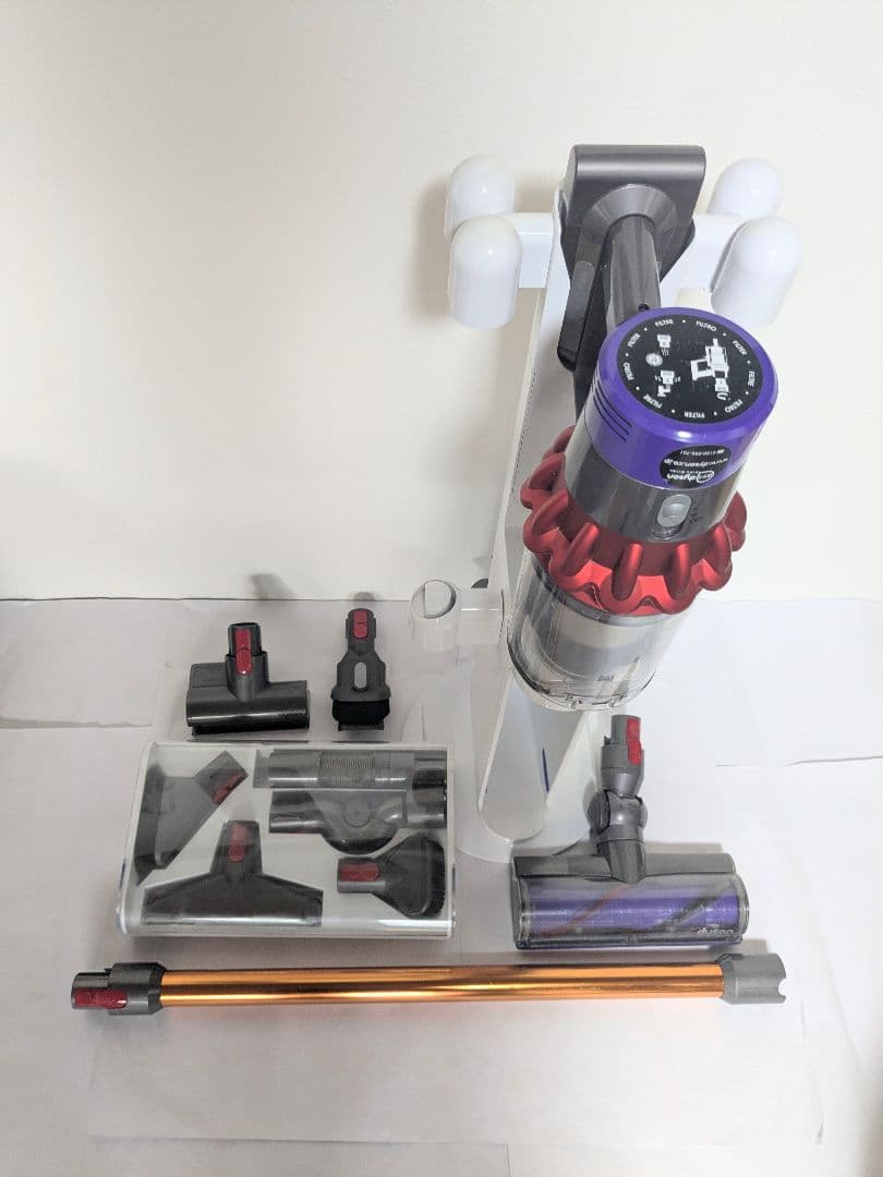 【65分稼働】ダイソン掃除機V10 SV12 スタンド(フロアドック)付き ①