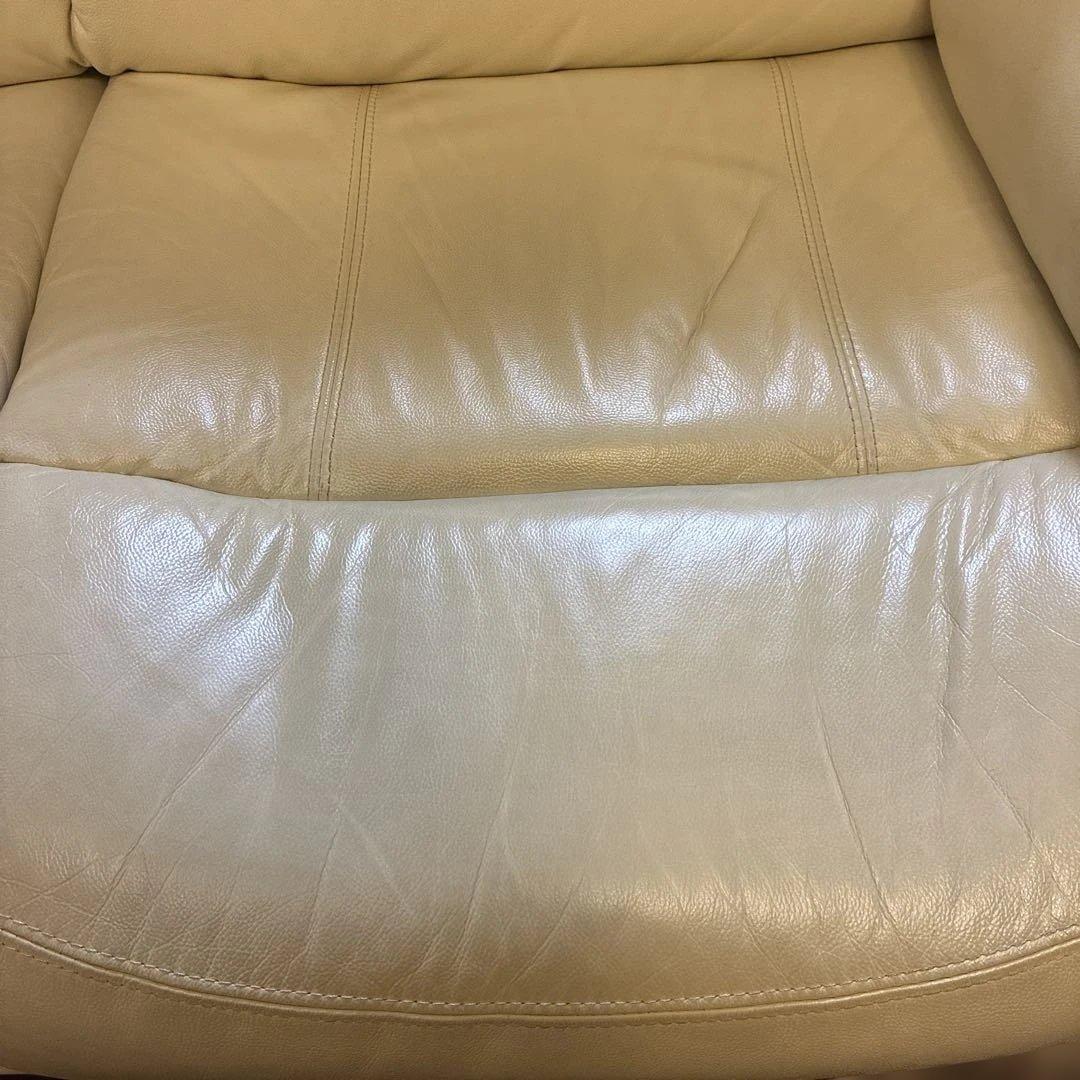 ニトリ2Pソファビリーバー2 IV ホンガワ　アイボリー