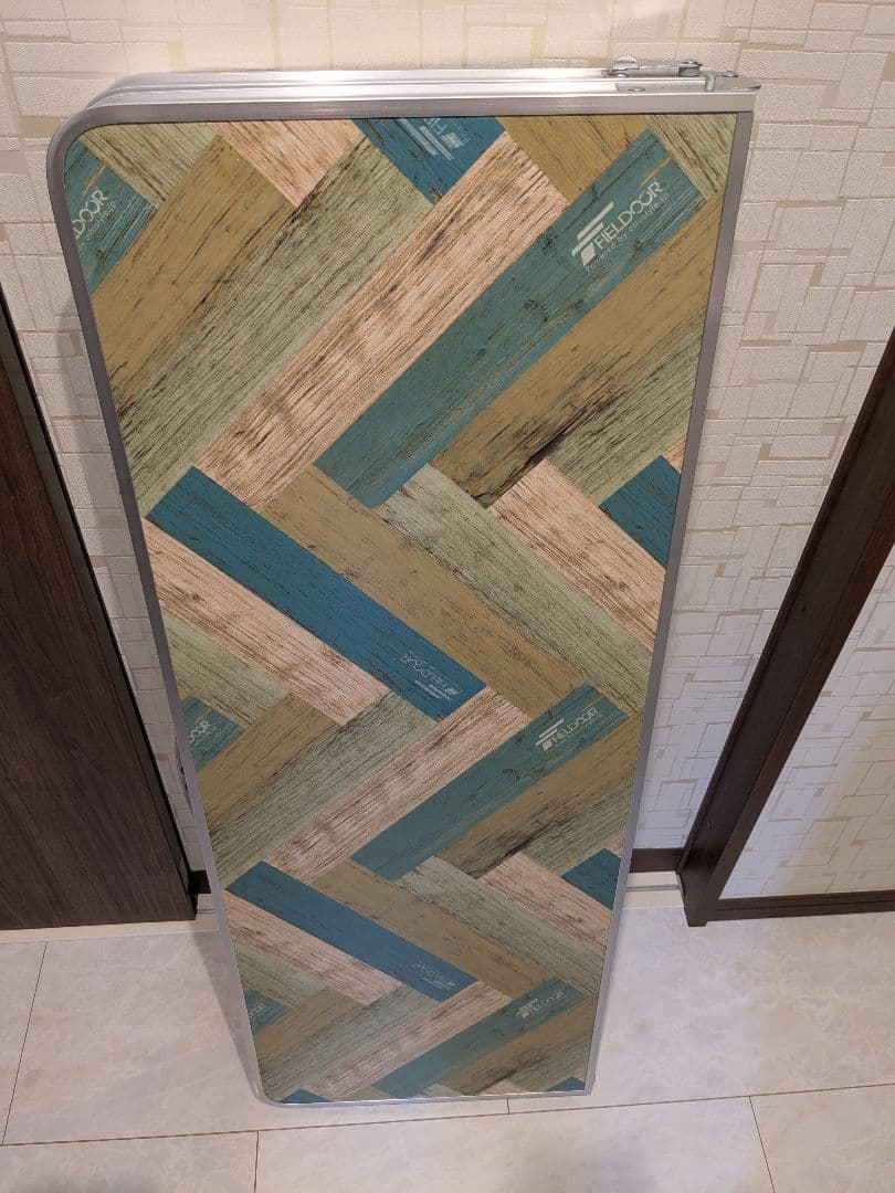 フィールドア アウトドアテーブル 折りたたみ ベンチ 2脚 セット 中古