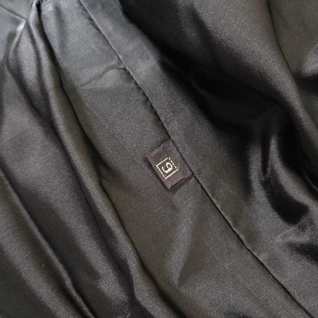 美品 ロング丈 裏地花柄刺繍入 肉厚 シルバーフォクス サイズ9号