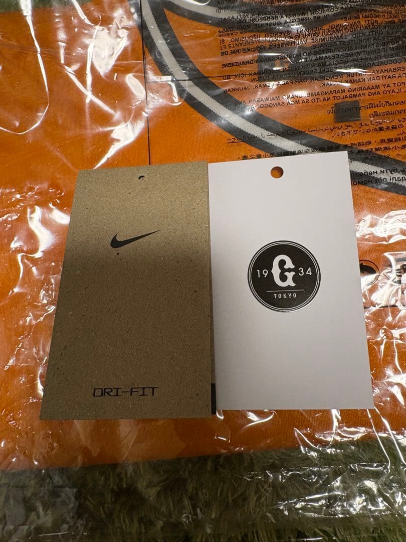 ジャイアンツ　ナイキ　橙魂　チャンピオンエンブレム　レプリカ　ユニホーム　2XL