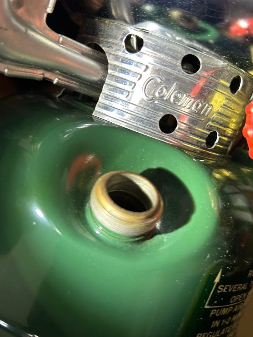 1966年1月製コールマンシングルバーナー　モデル502 パテントロゴ