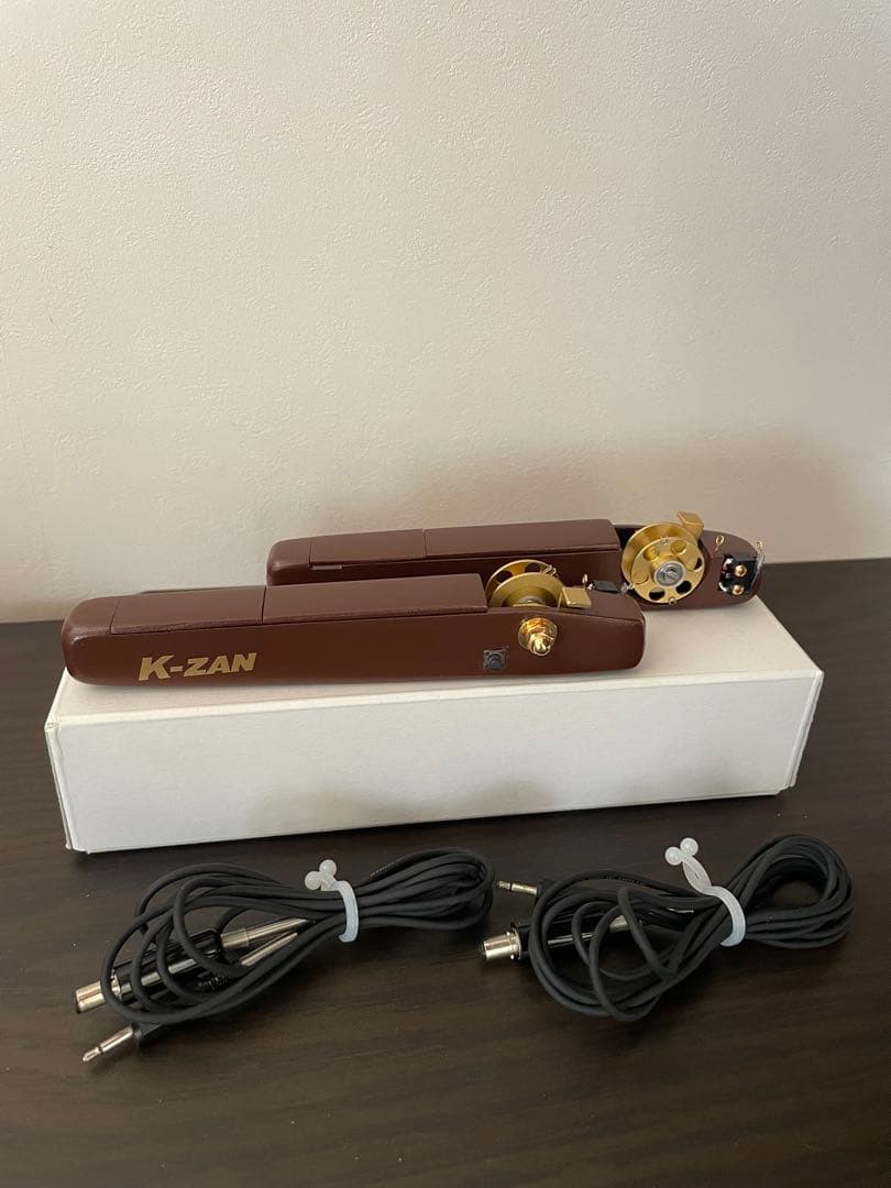 K-ZAN ワカサギ リール ケーブル付き 左右セット