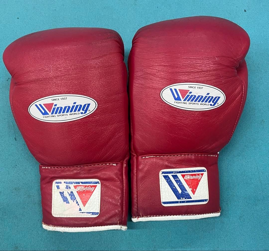 Winning ボクシンググローブ 赤 10オンス