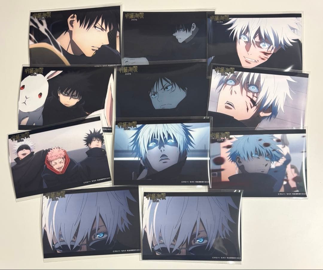 呪術廻戦　ブロマイド　五条悟　伏黒恵　渋谷事変　公式　コンテンツプリント　JJK